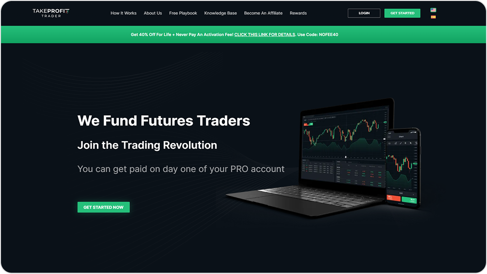 Take Profit Trader hero